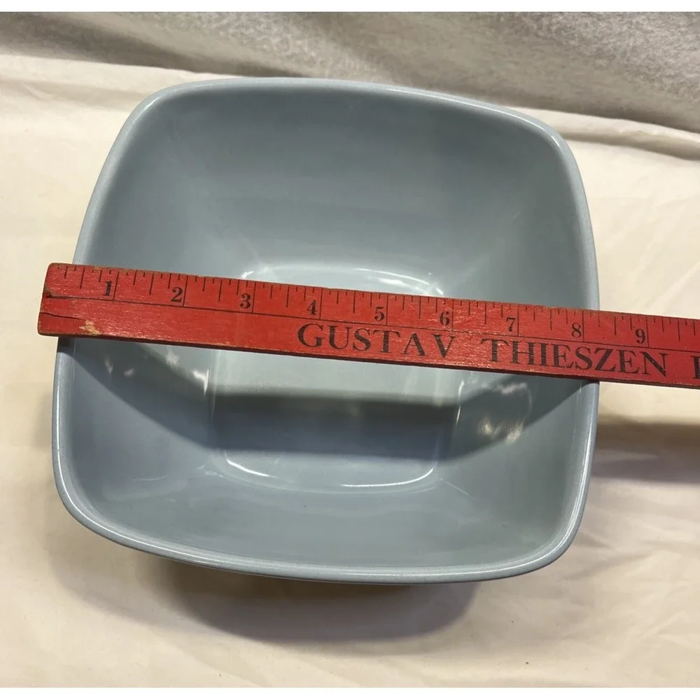 Pfalzgraff Dazee Sky Serving Bowl Blue Flower Square 8